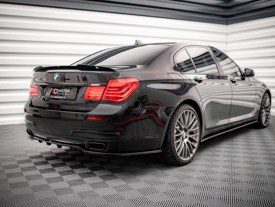 Maxton Design Central Rear Splitter (Vertical Bars) BMW 7 M-Pack F01 - BM-7-01-MPACK-RD1G+RD2G - Image 2