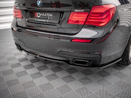 Maxton Design Central Rear Splitter (Vertical Bars) BMW 7 M-Pack F01 - BM-7-01-MPACK-RD1G+RD2G - Image 3