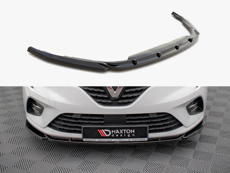 Maxton Design Front Splitter V.1 Renault Clio Mk5 - RE-CL-5-FD1G - Image 1