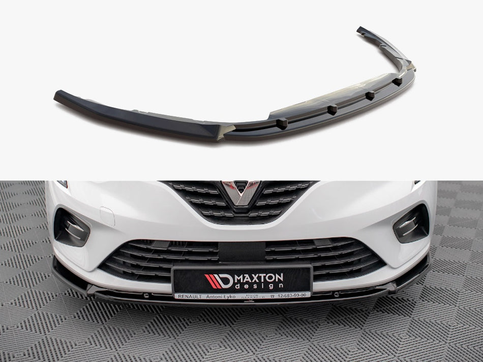 Maxton Design Front Splitter V.2 Renault Clio Mk5 - RE-CL-5-FD2G - Image 1
