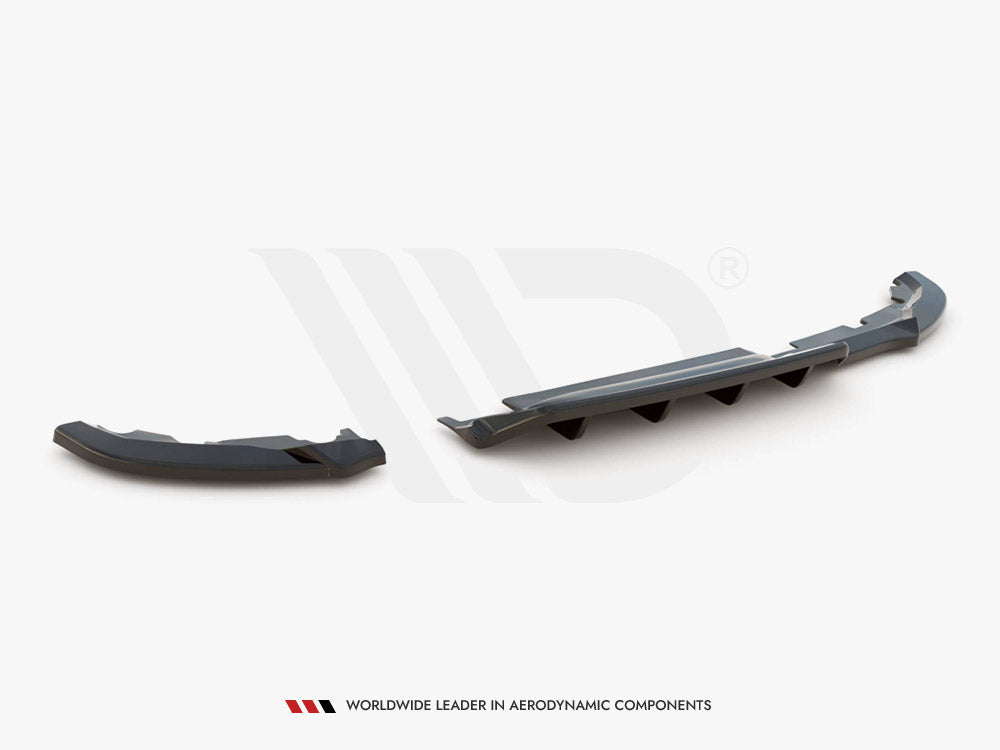 Maxton Design Rear Splitter (Vertical Bars) Renault Clio Mk5 - RE-CL-5-RSD1G+RD1G - Image 5