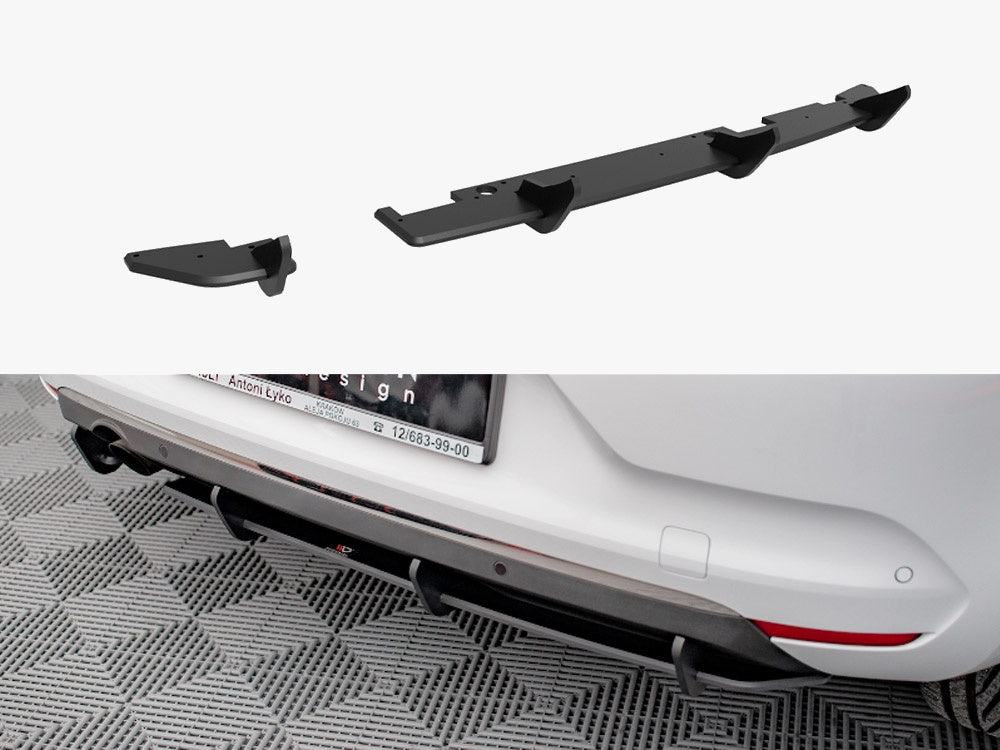 Maxton Design Street PRO Rear Diffuser Renault Clio Mk5 - RECL5CNC-RS1B - Image 1