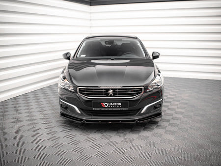 Maxton Design Front Splitter V.1 Peugeot 508 GT MK1 Facelift (2014-2018) - PE-508-1F-GT-FD1G - Image 3