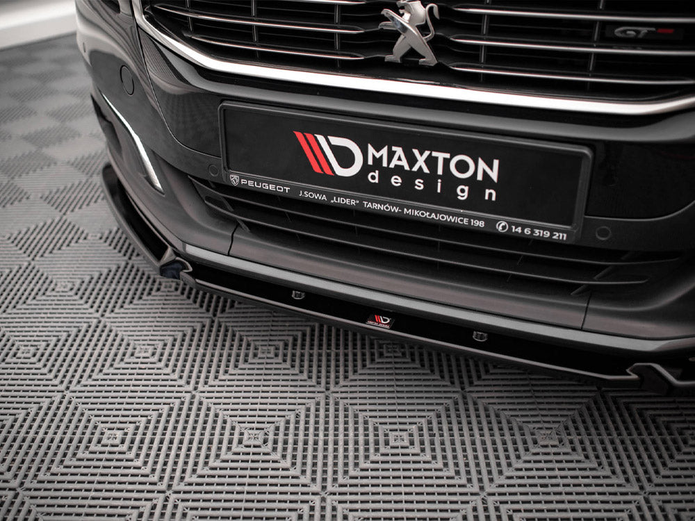 Maxton Design Front Splitter V.1 Peugeot 508 GT MK1 Facelift (2014-2018) - PE-508-1F-GT-FD1G - Image 4