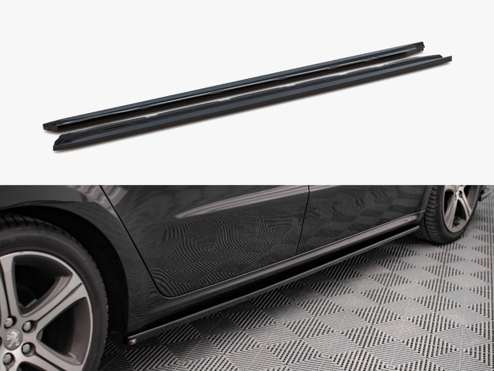 Maxton Design Side Skirts Diffusers Peugeot 508 GT MK1 Facelift (2014-2018) - PE-508-1F-GT-SD1G - Image 1