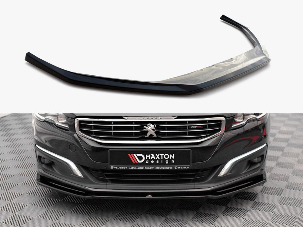 Maxton Design Front Splitter V.2 Peugeot 508 GT MK1 Facelift (2014-2018) - PE-508-1F-GT-FD2G - Image 1