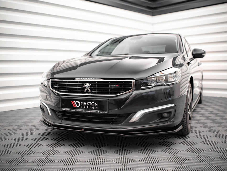 Maxton Design Front Splitter V.2 Peugeot 508 GT MK1 Facelift (2014-2018) - PE-508-1F-GT-FD2G - Image 2