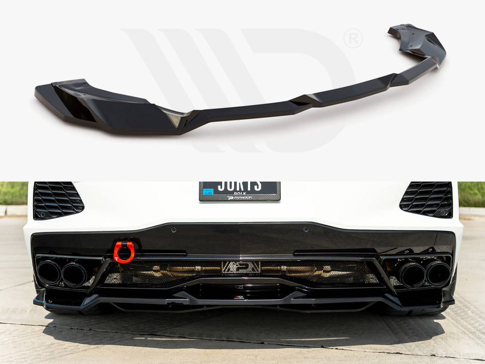 MAXTON DESIGN Central Rear Splitter Chevrolet Corvette C8