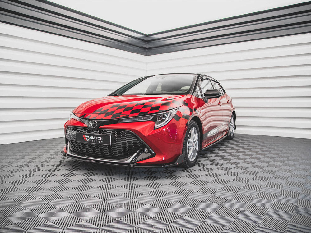 Maxton Design Front Splitter V.1 + Flaps Toyota Corolla GR Sport XII - TO-CO-12-HB-GR-FD1G+FSF - Image 2