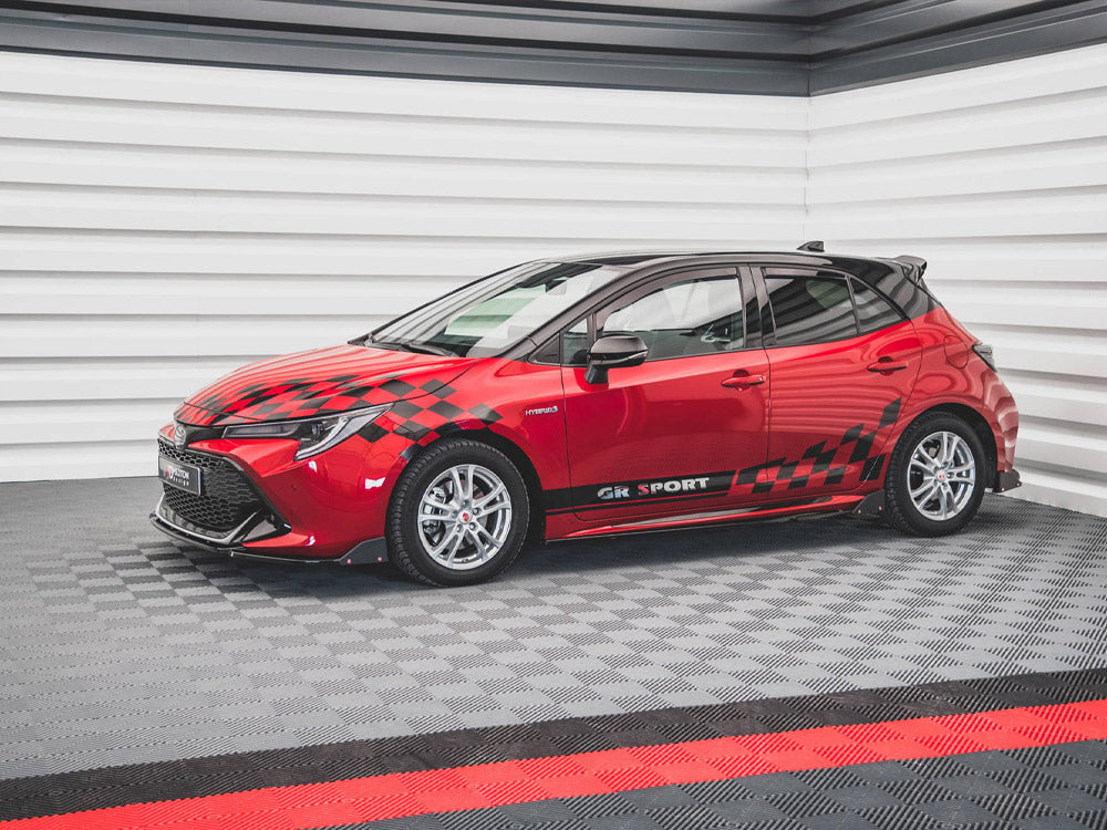 Maxton Design Side Skirts Diffusers V.1 + Flaps Toyota Corolla GR Sport Hatchback XII - TO-CO-12-HB-GR-SD1G+SF - Image 2