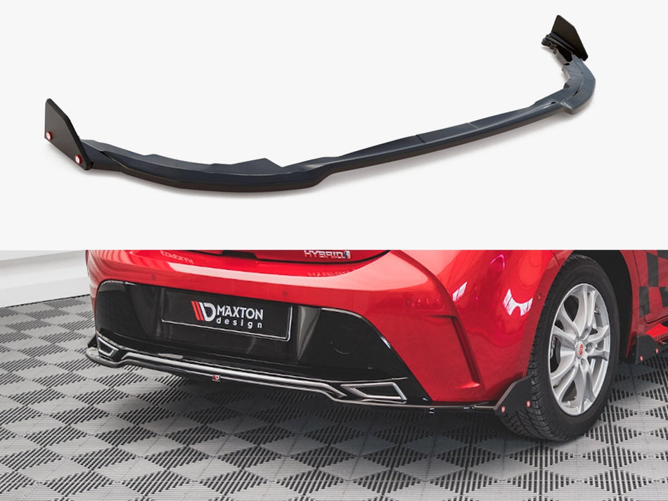 Maxton Design Rear Splitter + Flaps Toyota Corolla GR Sport Hatchback XII - TO-CO-12-HB-GR-RD1G+RSF - Image 1