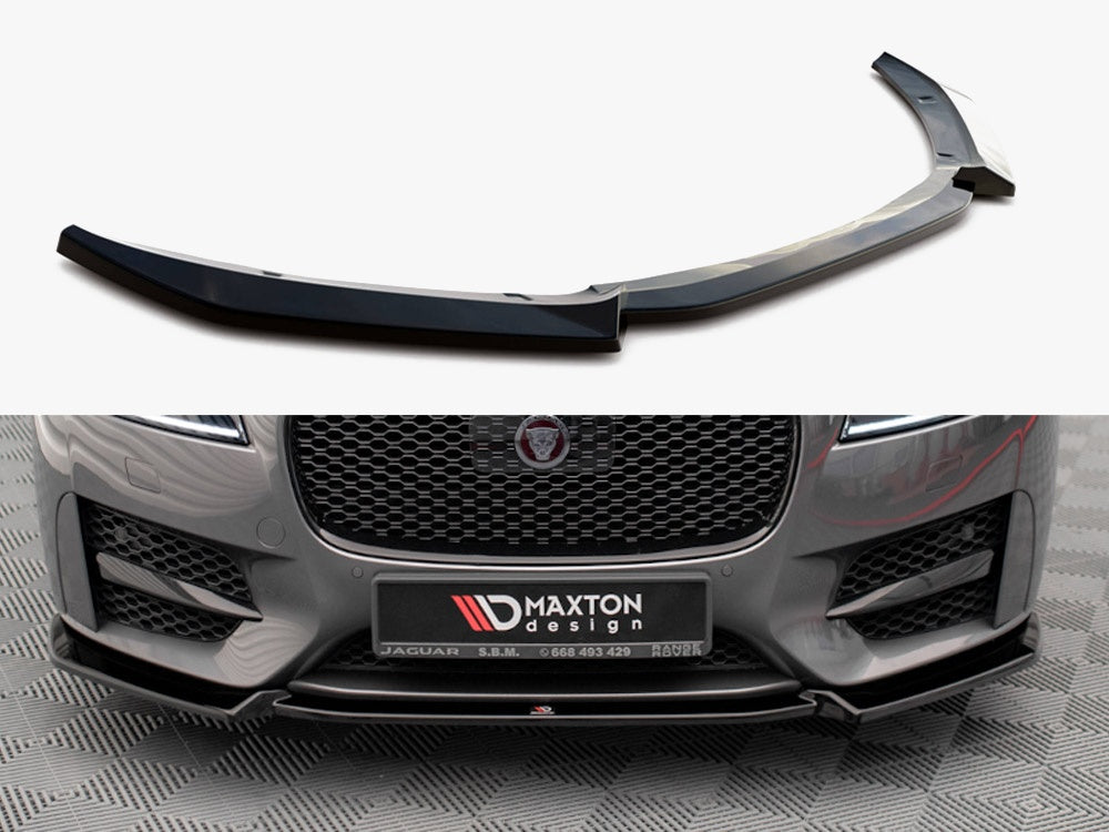 Maxton Design Front Splitter V.2 Jaguar XF R-sport MK2 (2015-2020) - JA-XF-2-RSPORT-FD2G - Image 1
