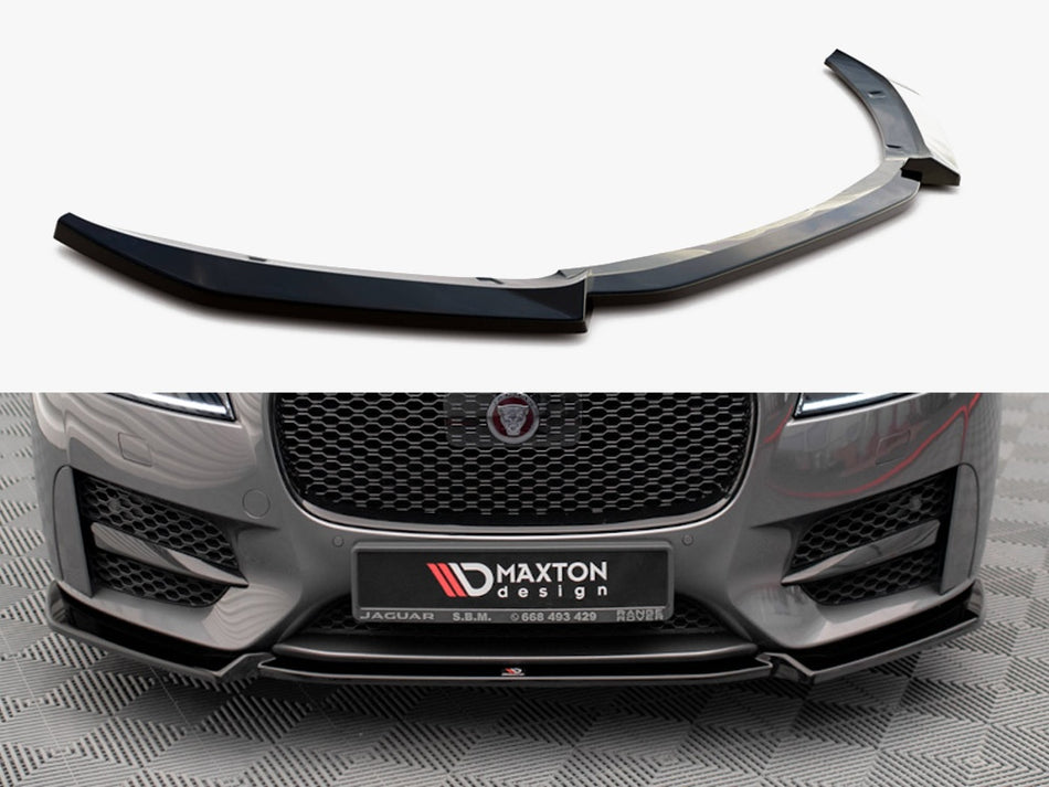 Maxton Design Front Splitter V.2 Jaguar XF R-sport MK2 (2015-2020) - JA-XF-2-RSPORT-FD2G - Image 1
