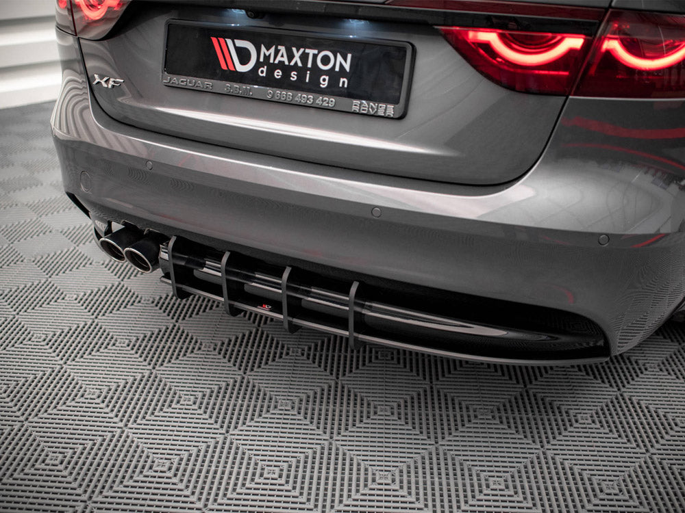 Maxton Design Street PRO Rear Diffuser Jaguar XF R-sport MK2 (2015-2020) - JAXF2RSPORTCNC-RS1B - Image 3