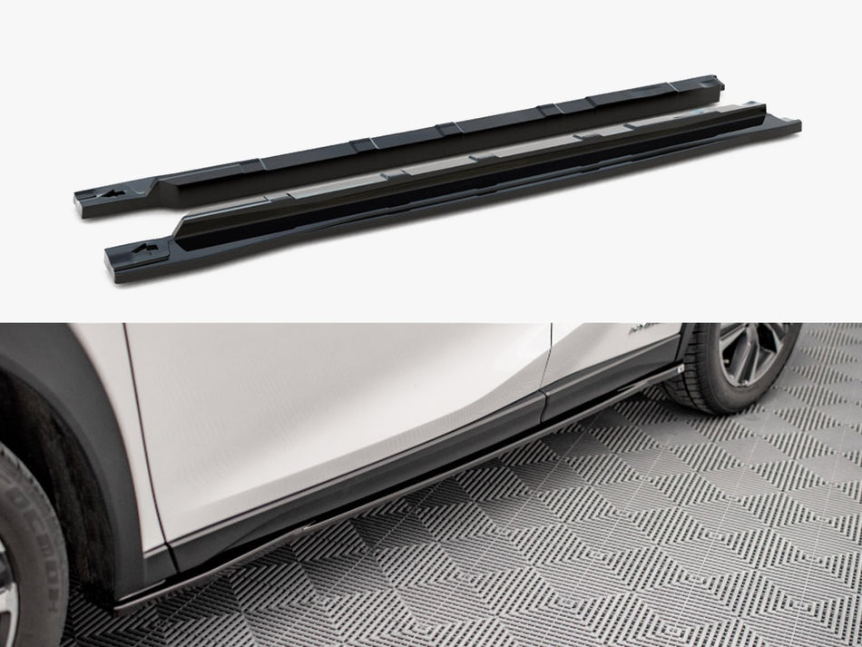 Maxton Design Side Skirts Diffusers Lexus UX MK1 (2018-) - LE-UX-1-SD1G - Image 1