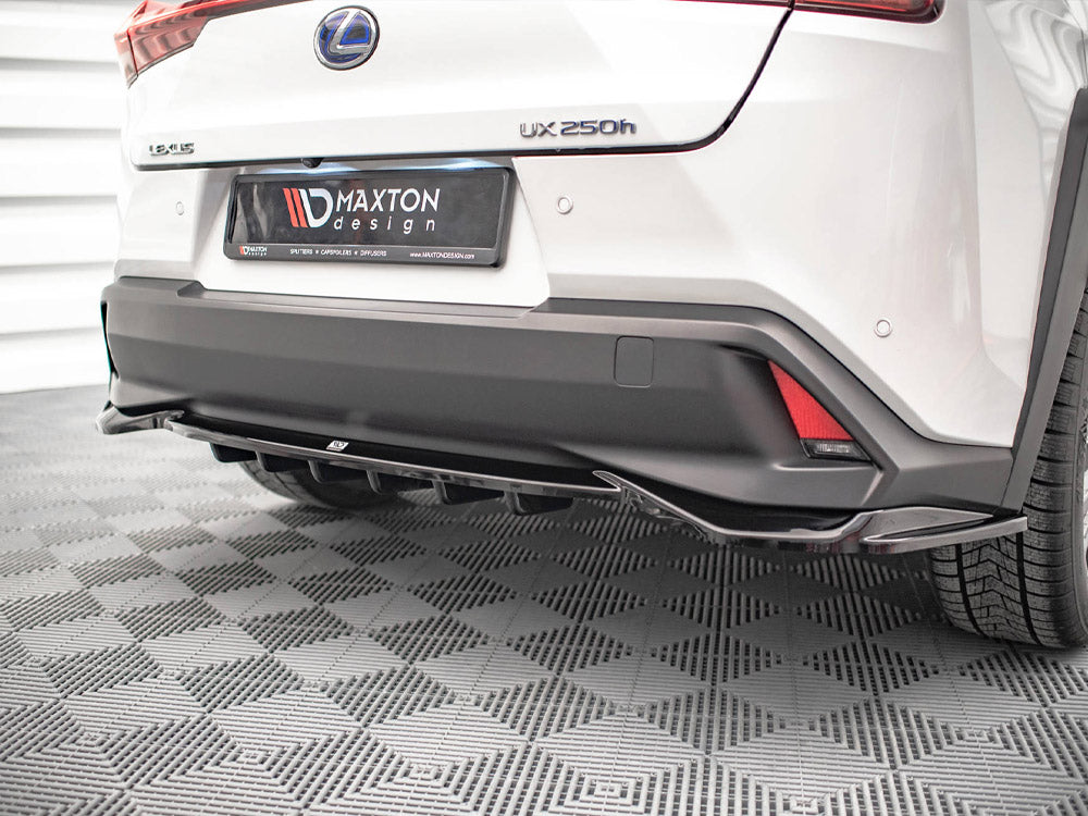 Maxton Design Rear Splitter (Vertical Bars) Lexus UX Mk1 - LE-UX-1-RD1G+RD2G - Image 4