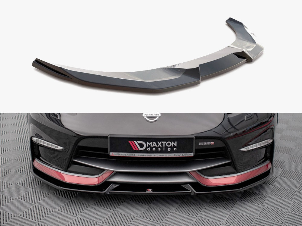 Maxton Design Front Splitter V.2 Nissan 370Z Nismo Facelift (2014-2020) - NI-370Z-NISMO-FD2G - Image 1
