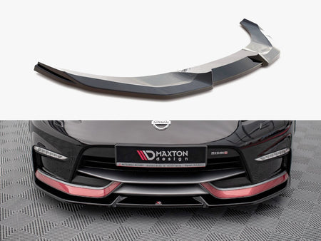 Maxton Design Front Splitter V.2 Nissan 370Z Nismo Facelift (2014-2020) - NI-370Z-NISMO-FD2G - Image 1