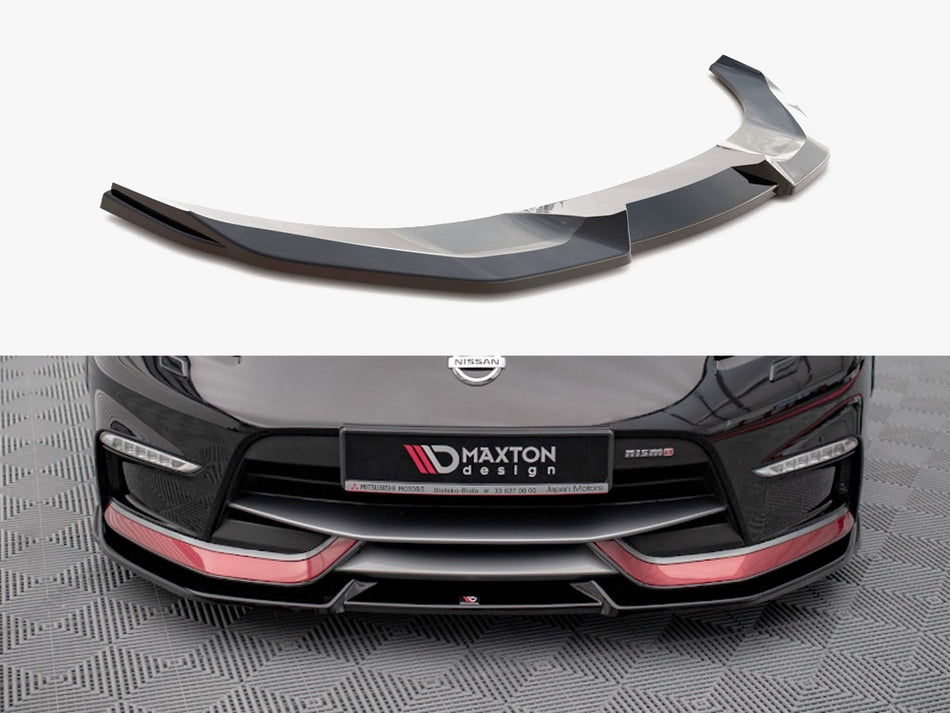 Maxton Design Front Splitter V.2 Nissan 370Z Nismo Facelift (2014-2020) - NI-370Z-NISMO-FD2G - Image 1