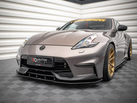Maxton Design Street PRO Front Splitter Nissan 370Z Nismo Facelift (2014-2020) - NI370ZNISMOCNC-FD1B - Image 2