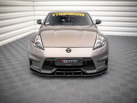 Maxton Design Street PRO Front Splitter Nissan 370Z Nismo Facelift (2014-2020) - NI370ZNISMOCNC-FD1B - Image 3