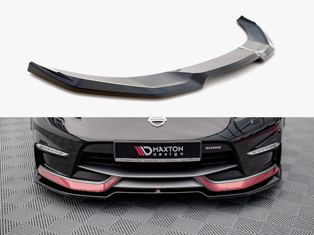 Maxton Design Front Splitter V.3 Nissan 370Z Nismo Facelift (2014-2020) - NI-370Z-NISMO-FD3G - Image 1