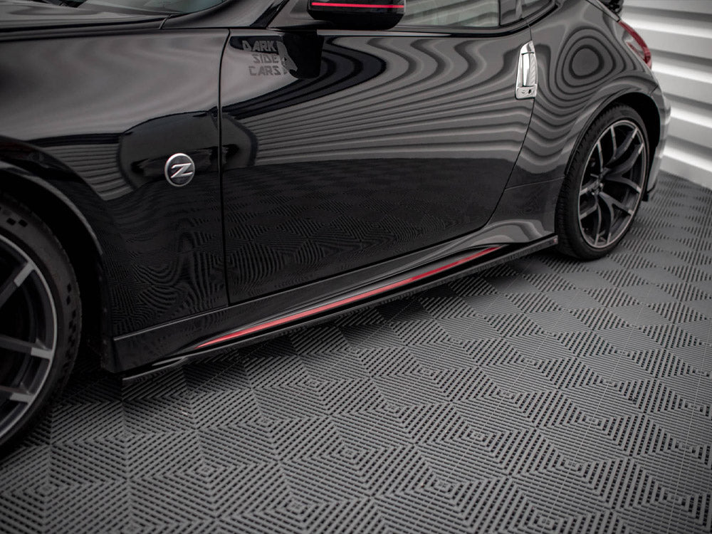 Maxton Design Side Skirts Diffusers V.1 Nissan 370Z Nismo Facelift (2014-2020) - NI-370Z-NISMO-SD1G - Image 3