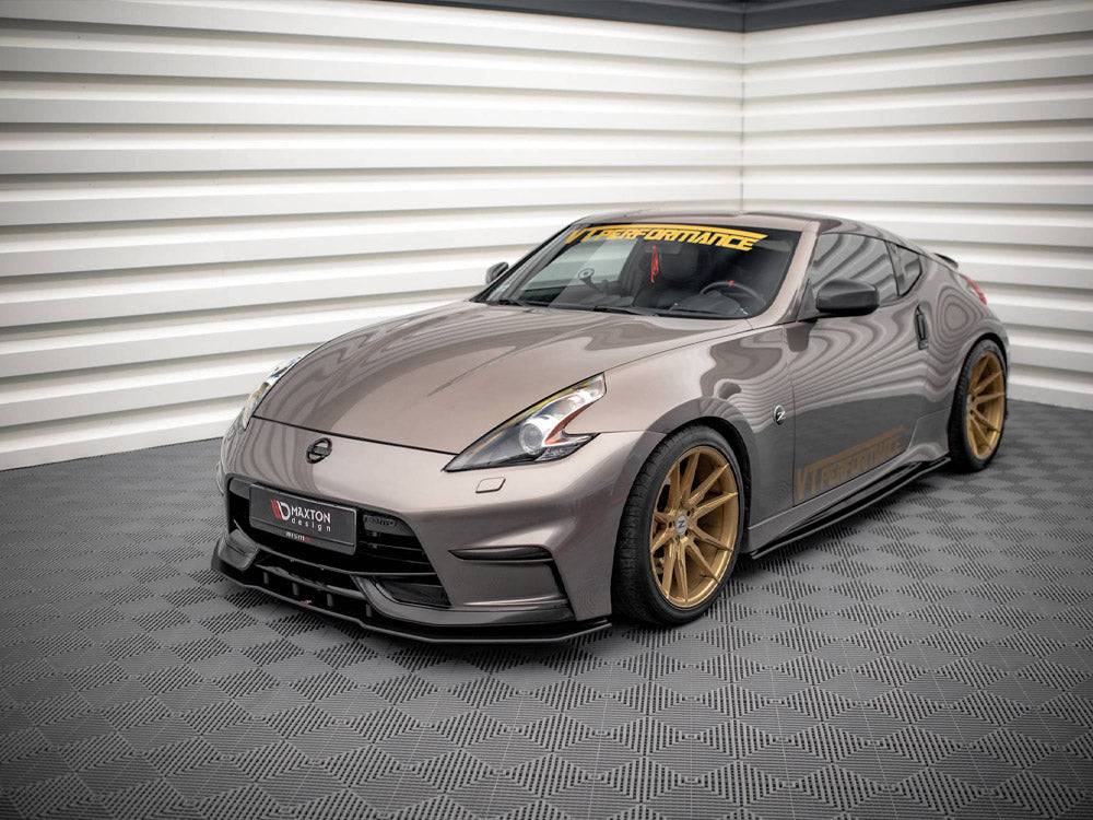 Maxton Design Street PRO Side Skirts Diffusers Nissan 370Z Nismo Facelift (2014-2020) - NI370ZNISMOCNC-SD1B - Image 2