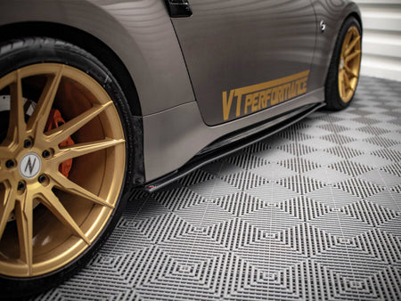 Maxton Design Street PRO Side Skirts Diffusers Nissan 370Z Nismo Facelift (2014-2020) - NI370ZNISMOCNC-SD1B - Image 4