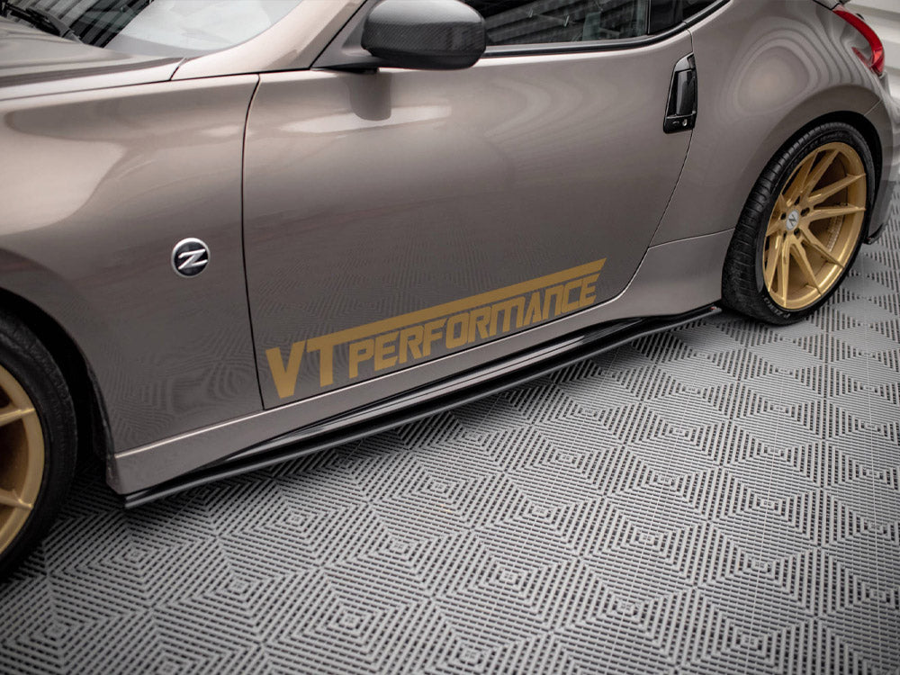Maxton Design Street PRO Side Skirts Diffusers Nissan 370Z Nismo Facelift (2014-2020) - NI370ZNISMOCNC-SD1B - Image 3