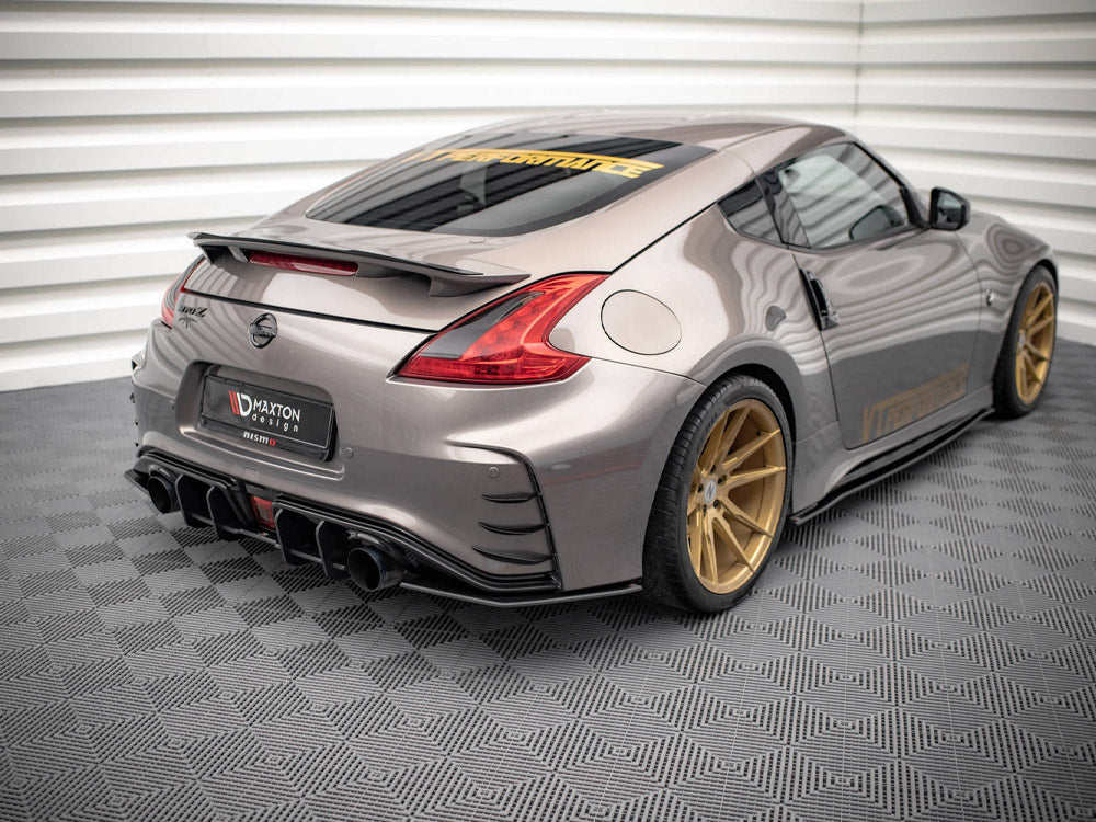 Maxton Design Street PRO Rear Side Splitters Nissan 370Z Nismo Facelift (2014-2020) - NI370ZNISMOCNC-RSD1B - Image 2