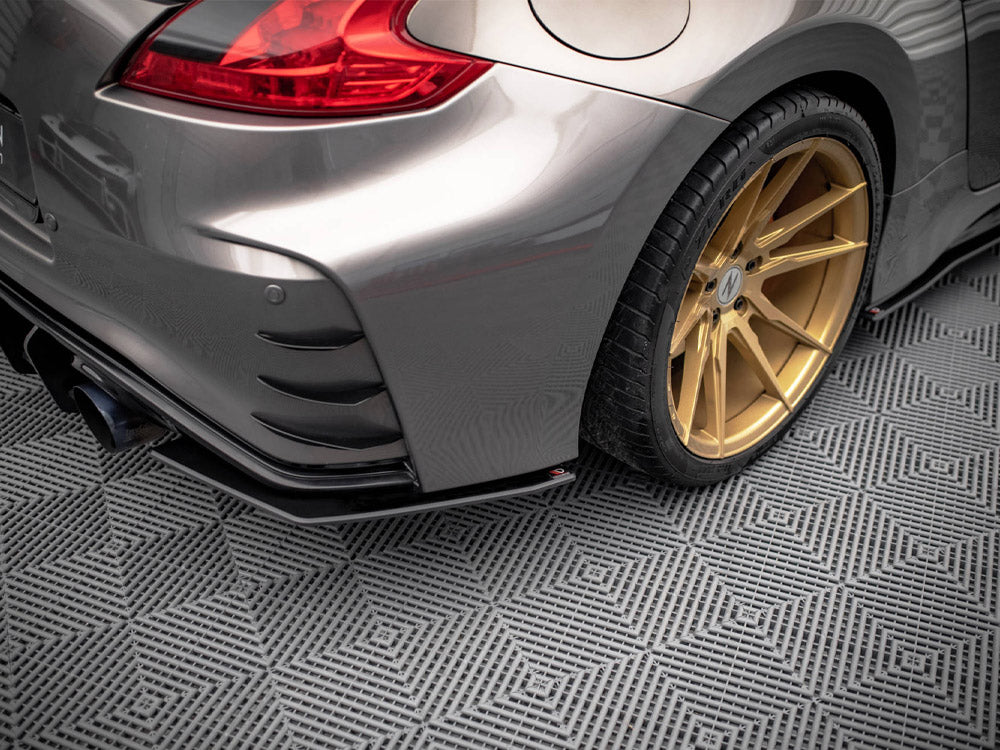 Maxton Design Street PRO Rear Side Splitters Nissan 370Z Nismo Facelift (2014-2020) - NI370ZNISMOCNC-RSD1B - Image 4