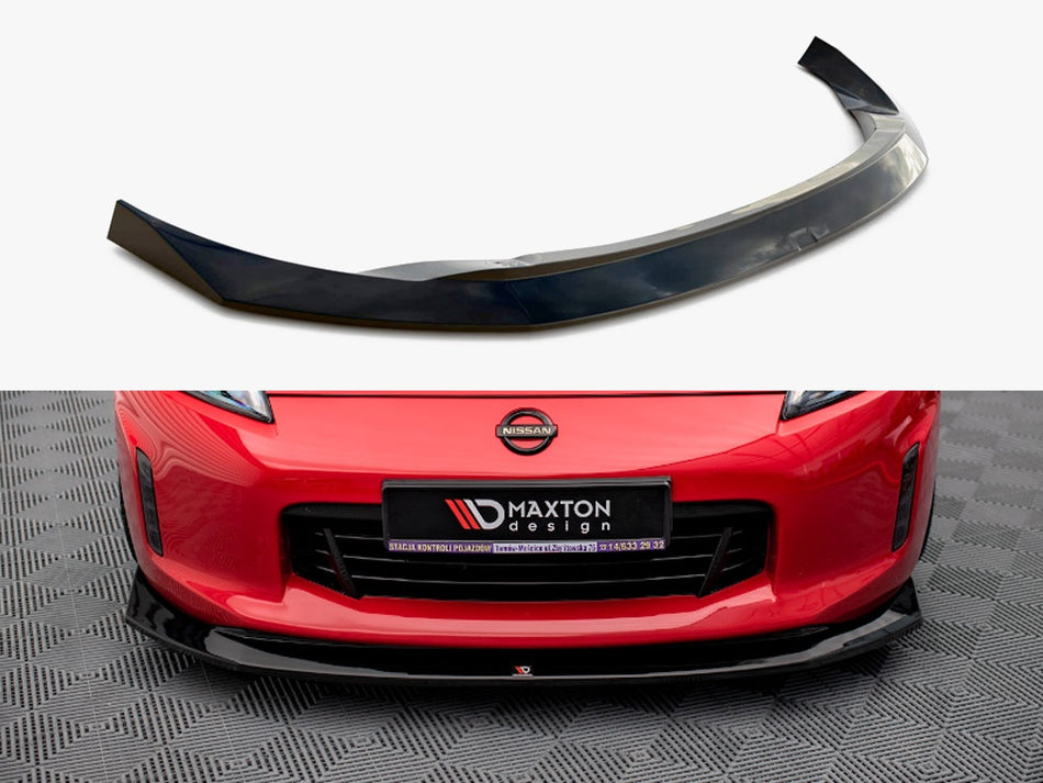 Maxton Design Front Splitter V.1 Nissan 370Z Facelift (2012-2020) - NI-370F-FD1G - Image 1