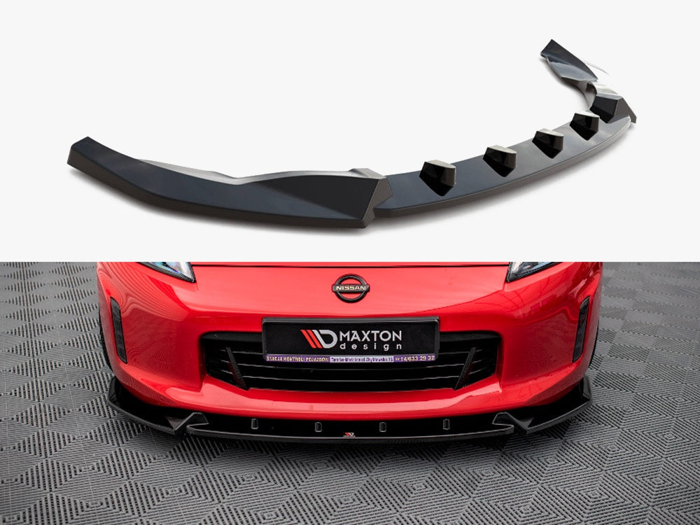 Maxton Design Front Splitter V.3 Nissan 370Z Facelift (2012-2020) - NI-370F-FD3G - Image 1