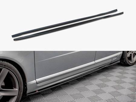Maxton Design Side Skirts Diffusers Volvo V70 MK3 (2007-2013) - VO-V70-3-SD1G - Image 1