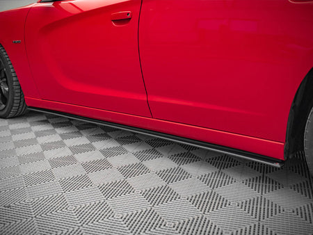 Maxton Design Street PRO Side Skirts Diffusers Dodge Charger RT Mk7 Facelift - DOCH2RTCNC-SD1B - Image 4