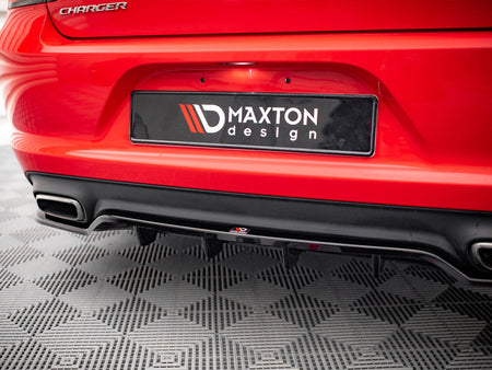Maxton Design Rear Splitter (Vertical Bars) Dodge Charger RT Mk7 Facelift - DO-CH-2-RT-RD1G+RD2G - Image 4