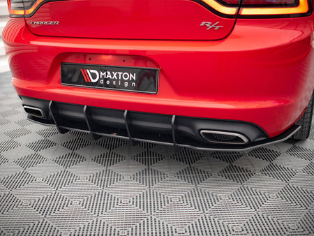 Maxton Design Street PRO Rear Diffuser Dodge Charger RT Mk7 Facelift - DOCH2RTCNC-RS1B - Image 3