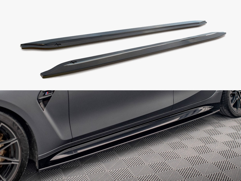 Maxton Design Side Skirts Diffusers V.1 BMW M3 Sedan / Touring G80 / G81 - BM-3-G80-M-SD1G - Image 1