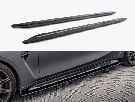 Maxton Design Side Skirts Diffusers V.1 BMW M3 Sedan / Touring G80 / G81 - BM-3-G80-M-SD1G - Image 1
