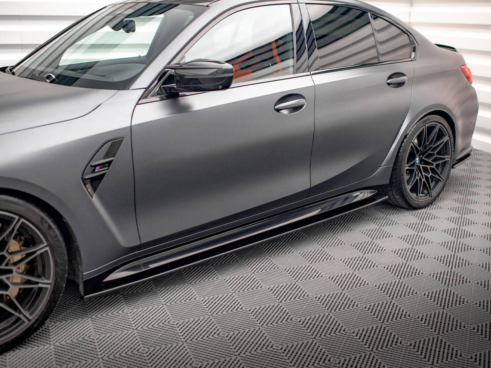 Side Skirts Diffusers V.1 BMW M3 Sedan / Touring G80 / G81