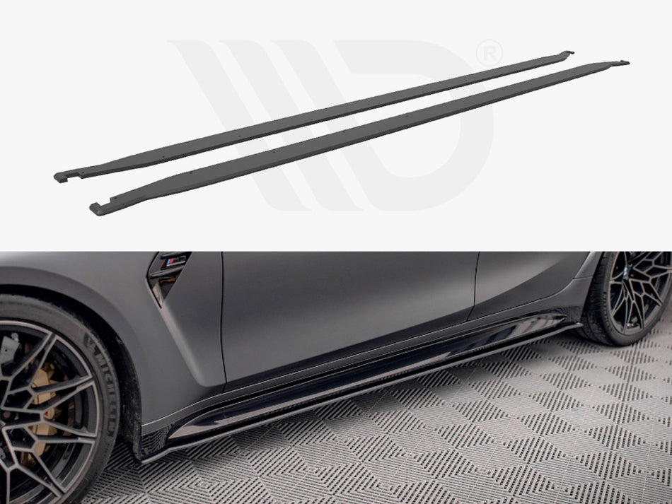 MAXTON DESIGN Street PRO Side Skirts Diffusers BMW M3 Sedan / Touring G80 / G81