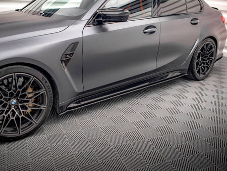 Maxton Design Street PRO Side Skirts Diffusers BMW M3 Sedan / Touring G80 / G81 - BM3G80MCNC-SD1B - Image 4