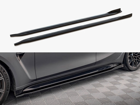 Maxton Design Side Skirts Diffusers V.2 BMW M3 Sedan / Touring G80 / G81 - BM-3-G80-M-SD2G - Image 1