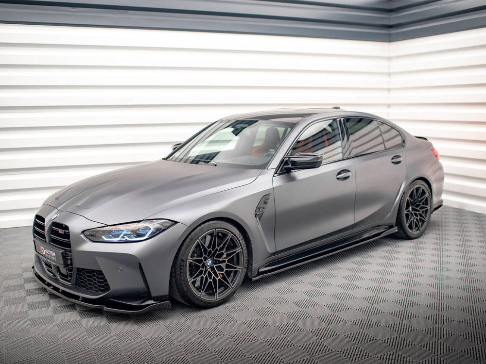 Maxton Design Side Skirts Diffusers V.2 BMW M3 Sedan / Touring G80 / G81 - BM-3-G80-M-SD2G - Image 2