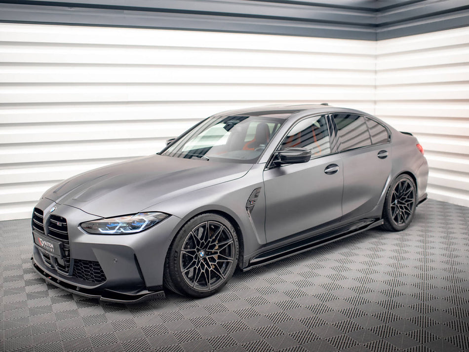 Maxton Design Side Skirts Diffusers V.2 BMW M3 Sedan / Touring G80 / G81 - BM-3-G80-M-SD2G - Image 2