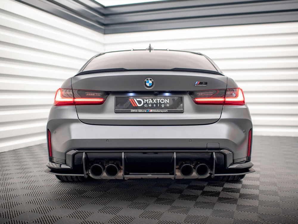 Maxton Design Street PRO Rear Diffuser BMW M3 Sedan / Touring G80 / G81 - BM3G80MCNC-RS1B - Image 4
