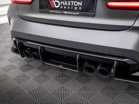 Maxton Design Street PRO Rear Diffuser BMW M3 Sedan / Touring G80 / G81 - BM3G80MCNC-RS1B - Image 5