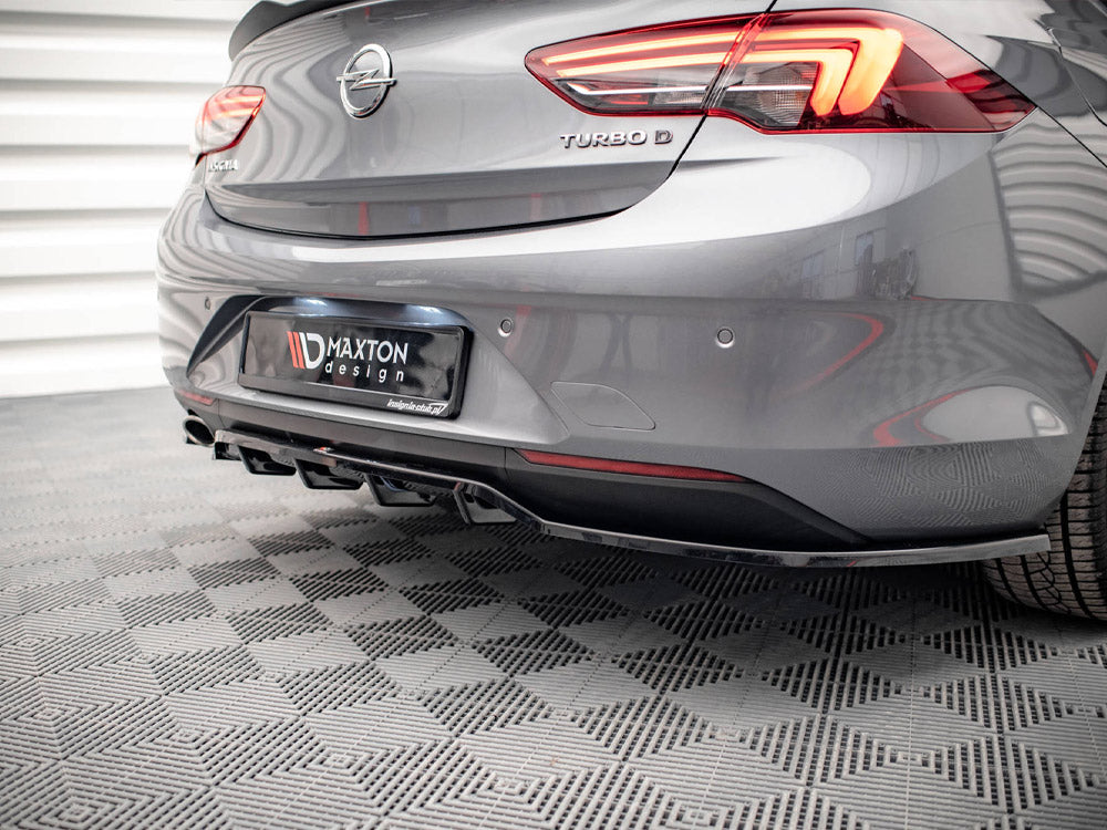 Maxton Design Central Rear Splitter (Vertical Bars) Opel / Vauxhall Insignia Mk2 - OP-IS-B-RSD1G+RD1G - Image 3
