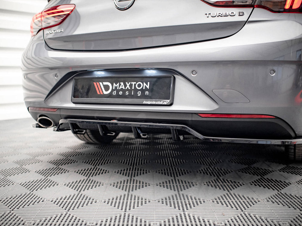 Maxton Design Central Rear Splitter (Vertical Bars) Opel / Vauxhall Insignia Mk2 - OP-IS-B-RSD1G+RD1G - Image 4